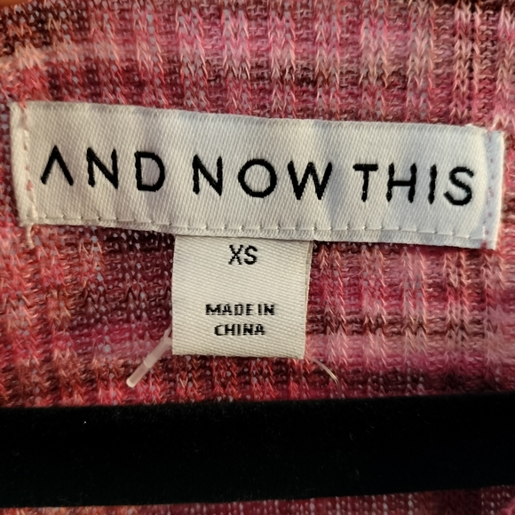 NWT And Now This Maxi Long Sleeve Ruched Sides Dress Pink Size Small - Picture 4 of 6